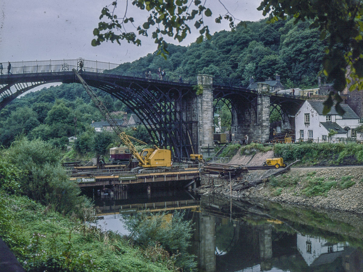Iron Bridge In Ironbridge Gorge Shropshire Found Film